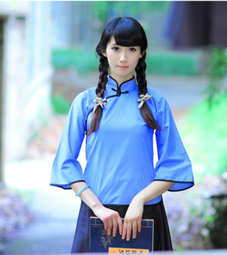 民国学生装 改良汉服旗袍
