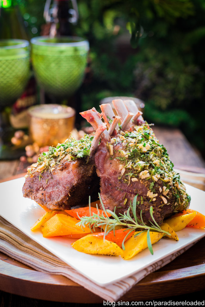 贵族范儿的【经典法式烤羊排】classic roasted lamb rack