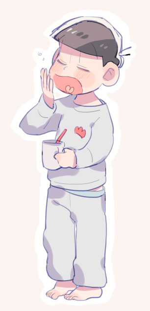 阿松先生 动漫 长男小松 oso 刚睡醒好萌