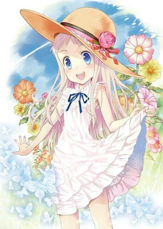未闻花名#二次元 头像 小清新 插画 简洁 男生 唯美 动漫 美图 卡哇伊