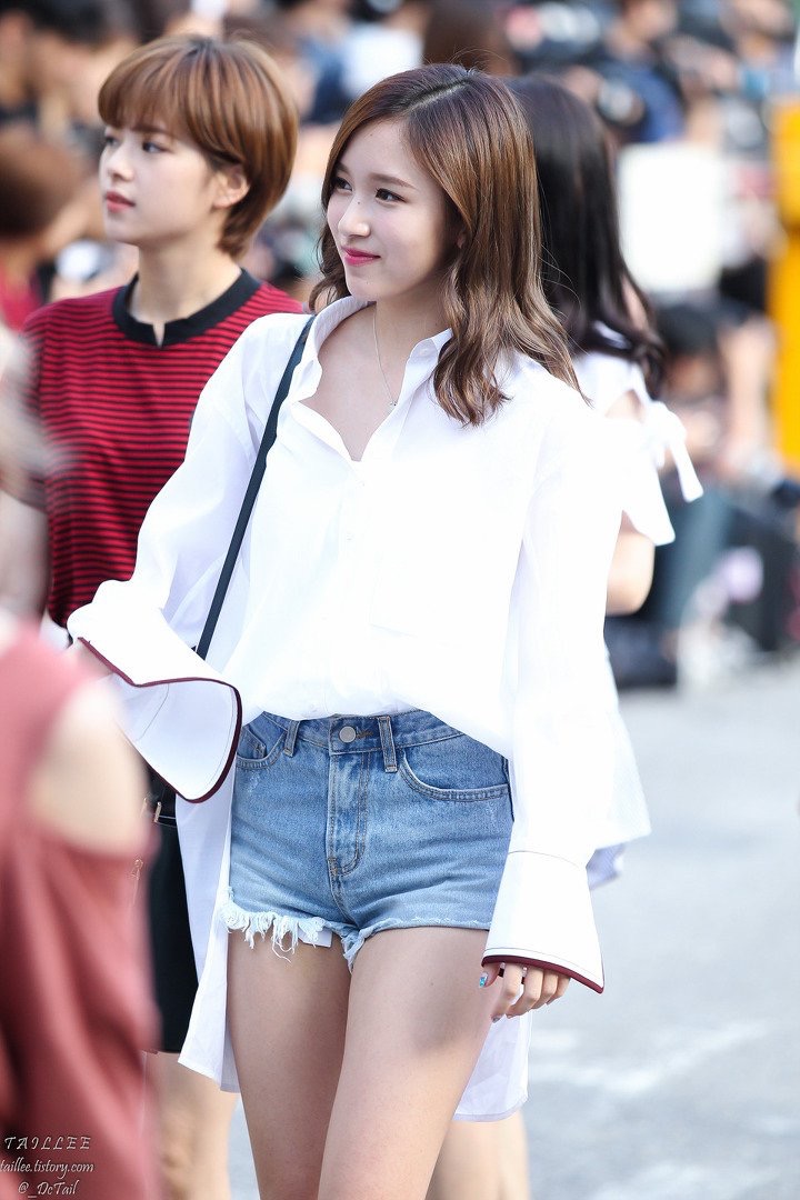 twice 名井南mina 160805 音乐银行上班 请把扣子扣好!【怒吼】