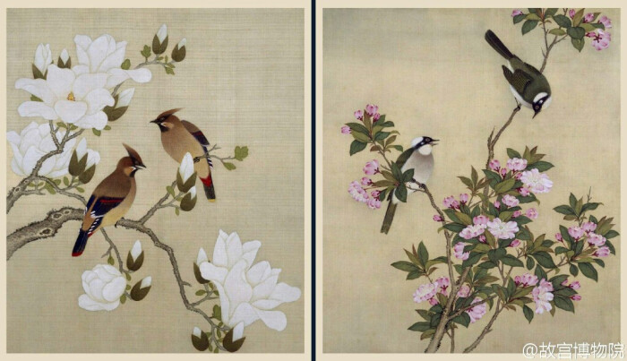 余穉(音稚 自幼从父余珣习画,妙于花鸟写生,是乾隆时期的宫廷画家.