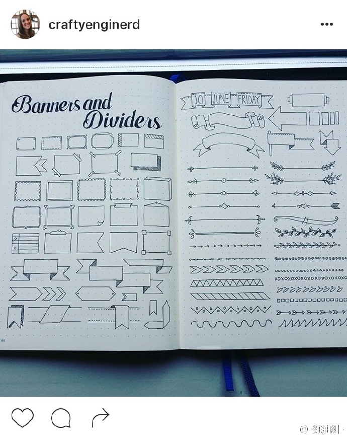 bujo系列第十八弹 #bulletjournal# ---#derection# 日期,分割线,方框