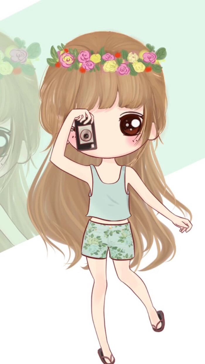 可爱的小薇 头像 美图 女生 壁纸 锁屏 萌萌图 插画
