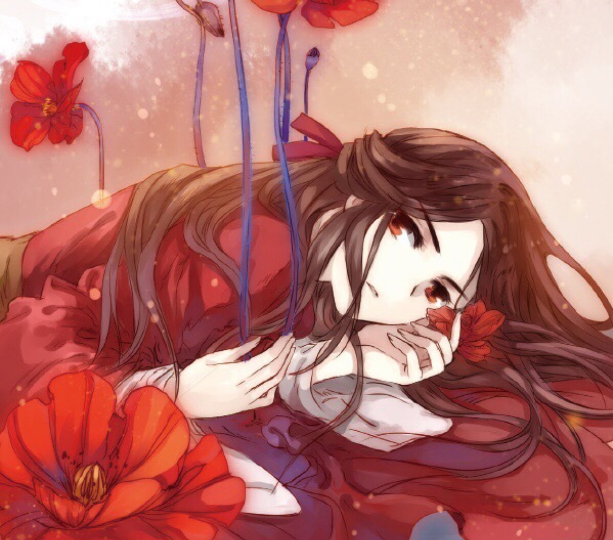 哑舍 玄色 插画by晓泊