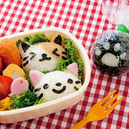 预订arnest猫咪饭团模具套装可爱日本寿司米饭便当厨房diy工具