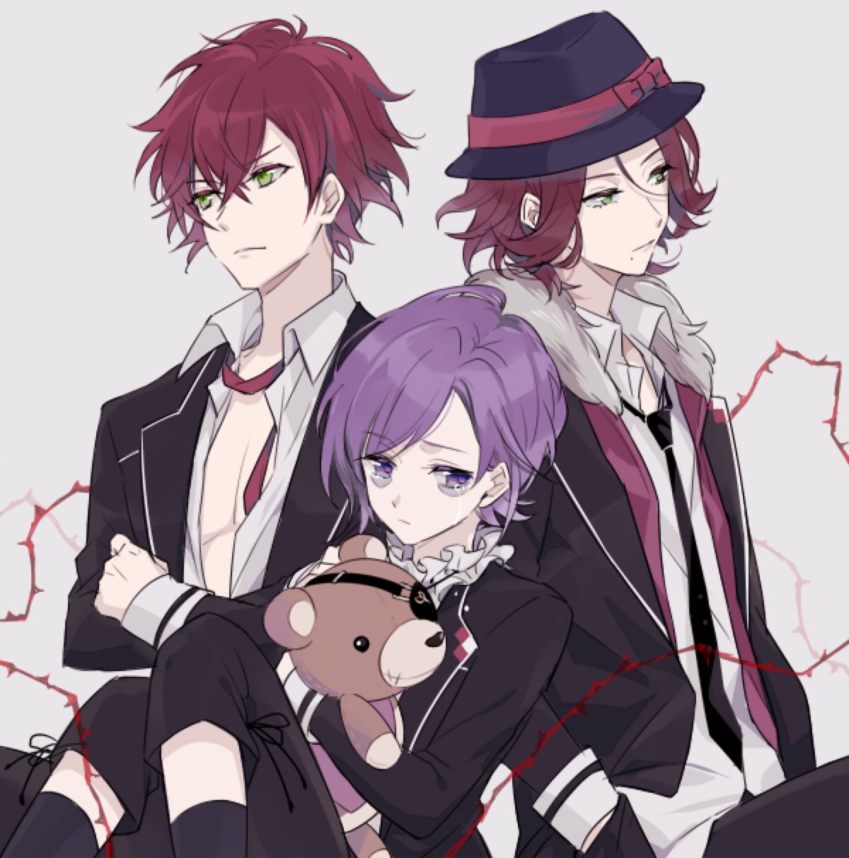 【侵删】魔鬼恋人 逆卷三兄弟 diaboliklovers 少年 吸血鬼 乙女游戏