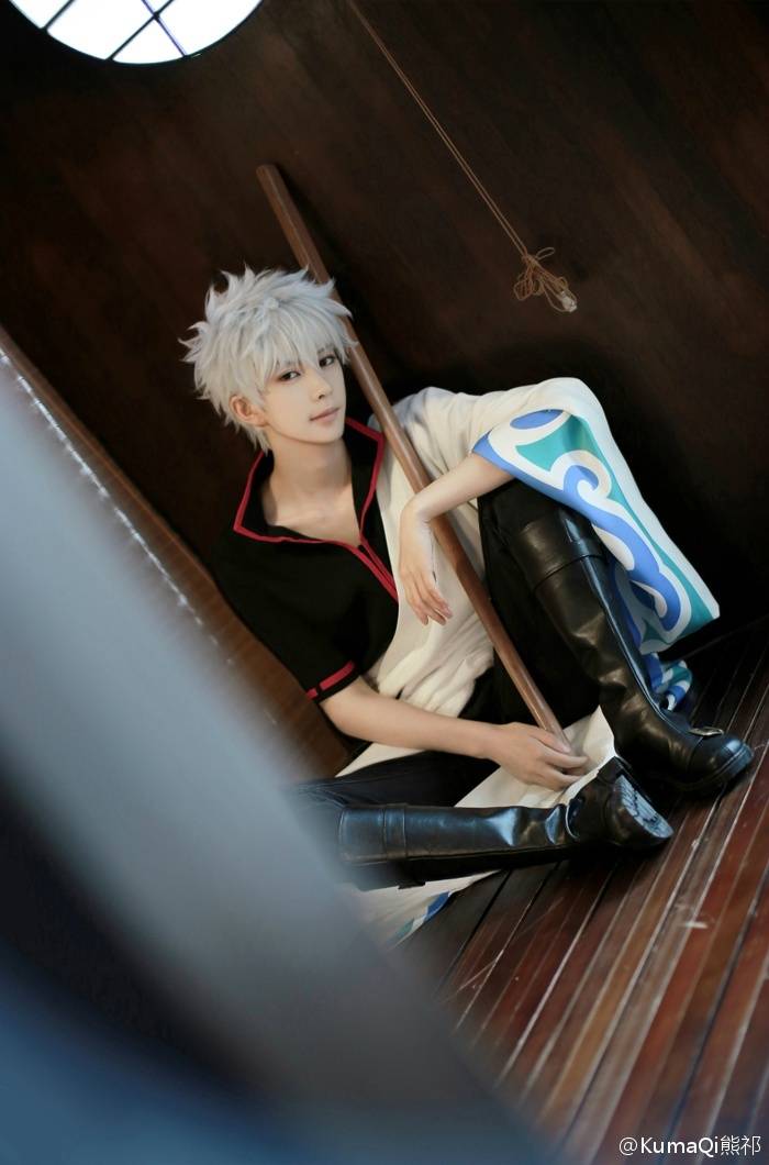 [cp]#银魂#cos || 银时:kumaqi熊祁|| 摄影:@神子微操 @_小攸o0