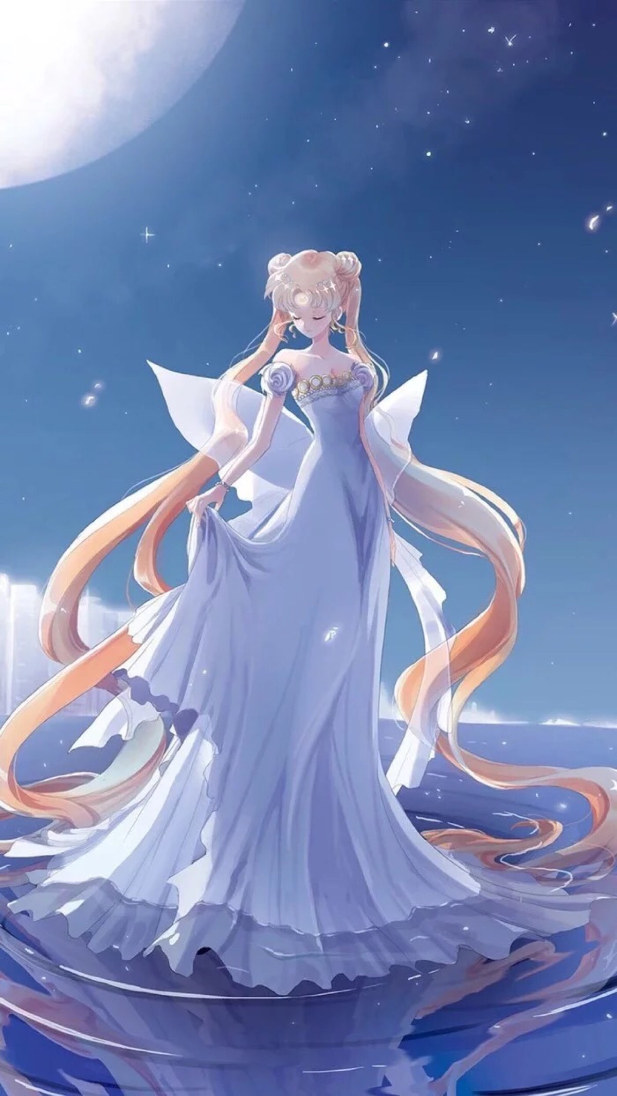 美少女战士 水兵月 月野兔 插画 动漫