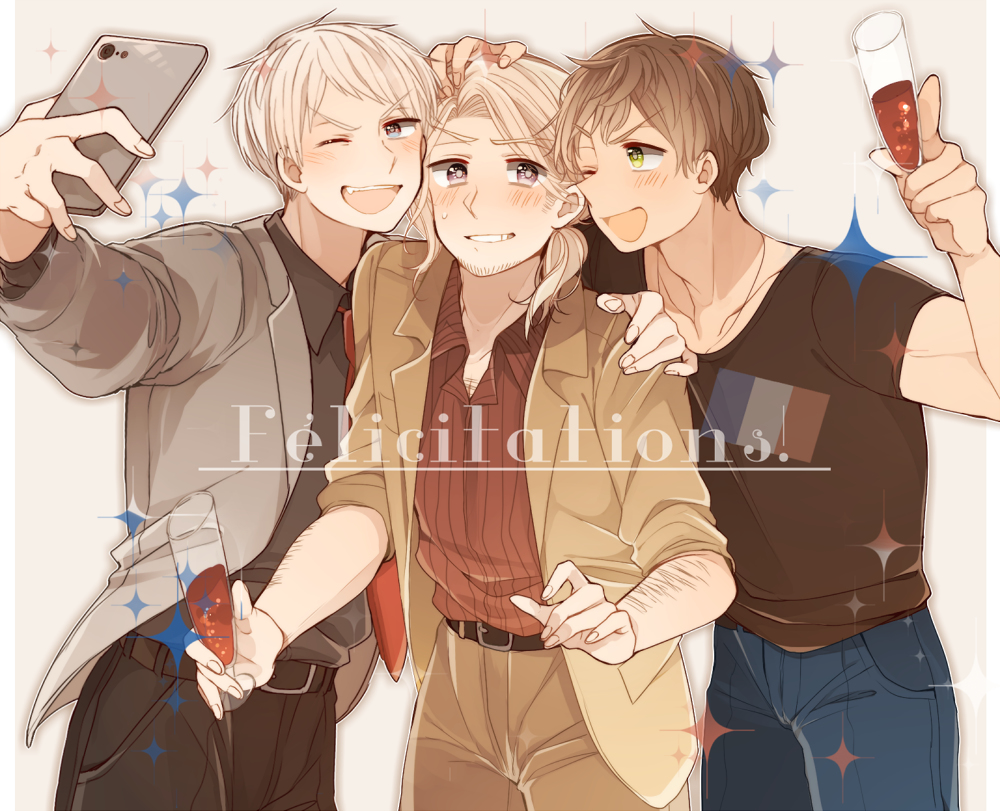 【画师id:id=3004501にのぬこ pid:58523598】0714仏诞 恶友组 基尔