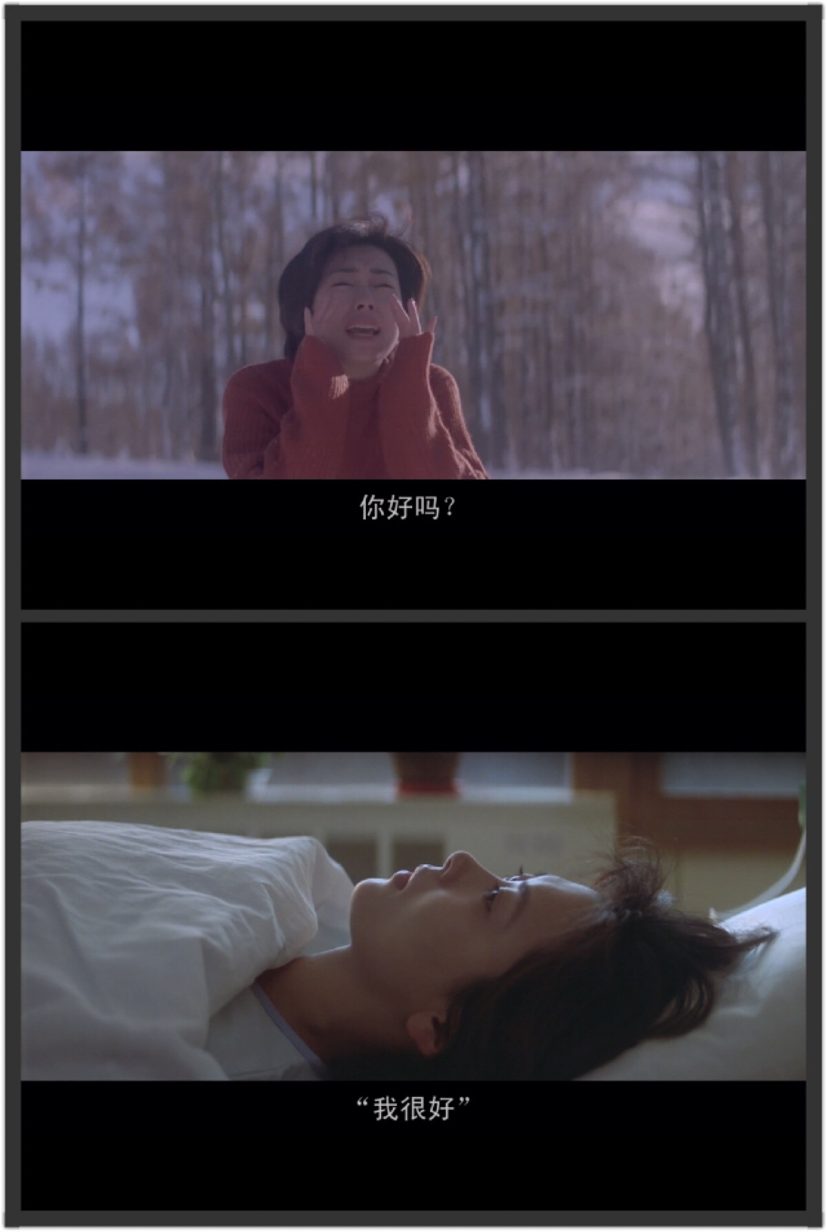 《情书》根据岩井俊二的同名书改编的纯爱电影,1995年上映,就算相隔20