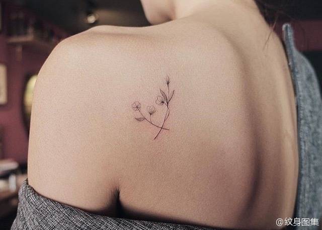 小清新纹身 女生纹身
