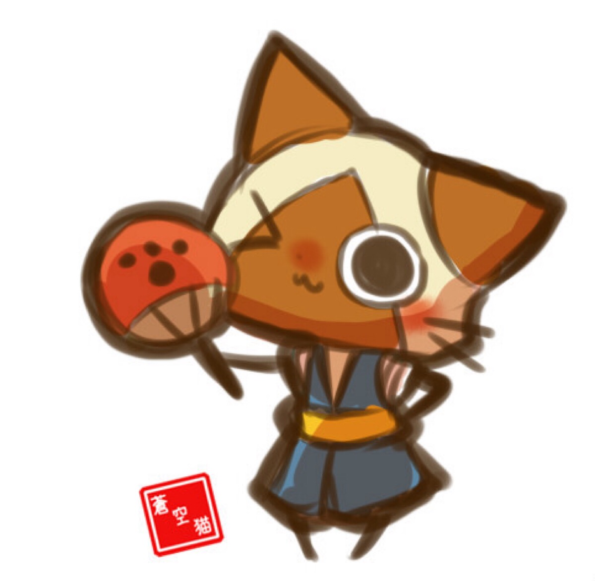 艾露猫「p站画手苍空猫」