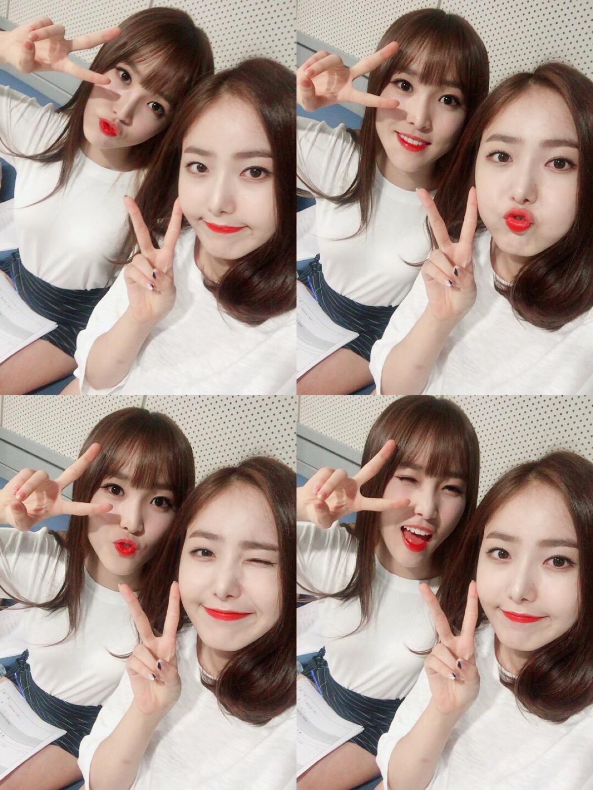 gfriend 信飞 sin b 黄恩菲 hwang eun b 俞宙 yu ju 崔俞娜 choi yu