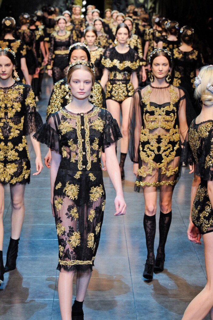 dolce & gabbana(杜嘉班纳) 2012秋冬时装周.