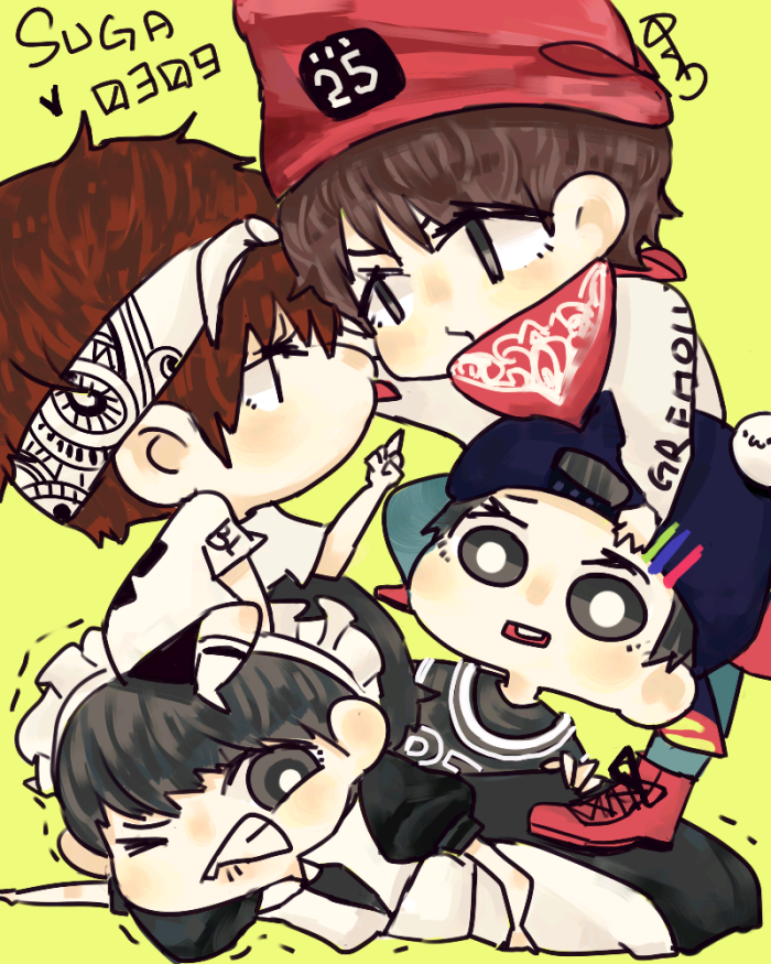 防弹少年团##bts##防弹少年团3周年心动之旅#q版防弹