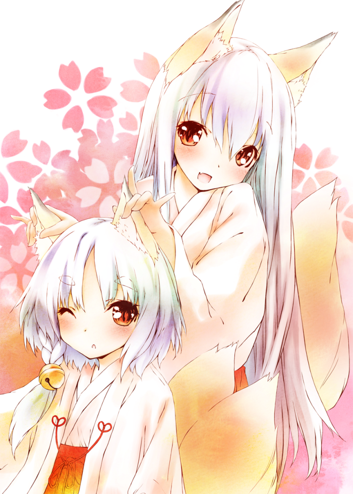 少女 漫 萝莉 p站 【p站女图】狐耳 兽耳 兽耳少女 狐尾 兽尾 狐妖