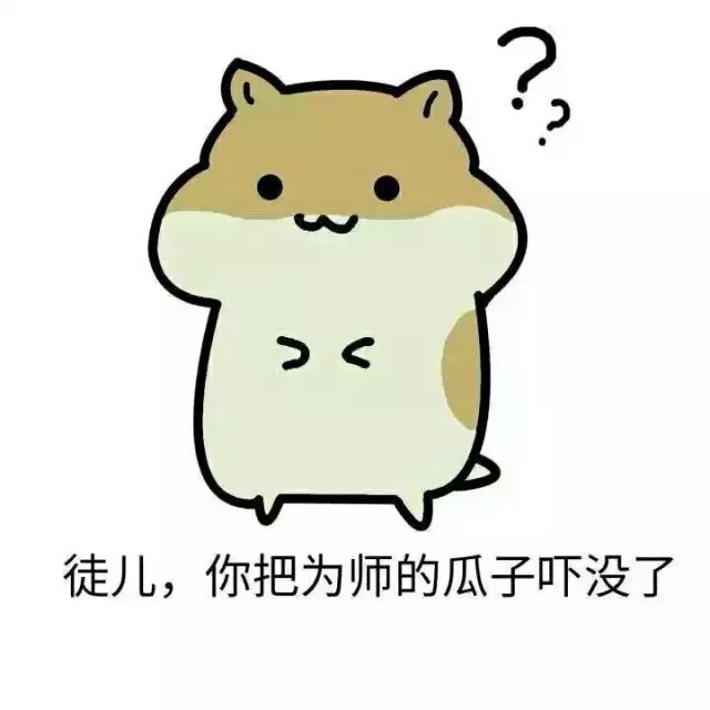 活脱脱的师徒表情包