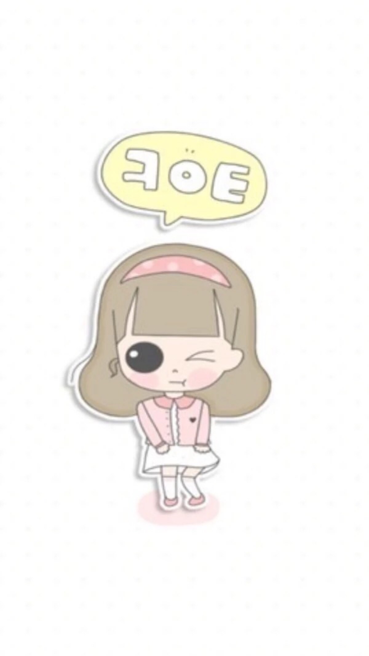 手绘 插画 女孩 闺蜜壁纸 可爱#卡通壁纸"