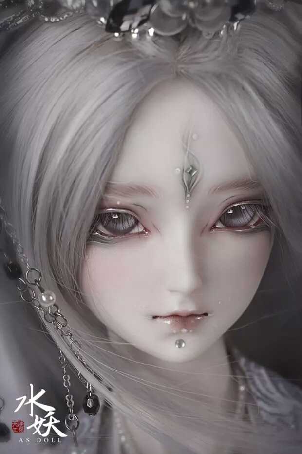 山海经 水妖 sd娃娃 bjd 古装娃娃 古风 唯美 手机壁纸 头像