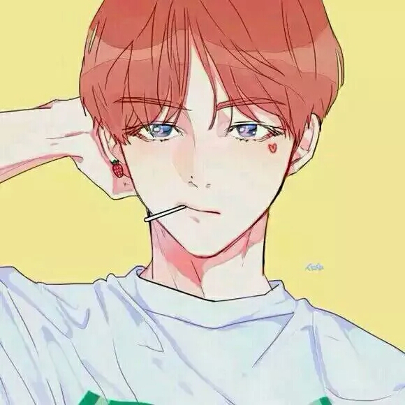 微笑是治愈最好的良药#动漫男头