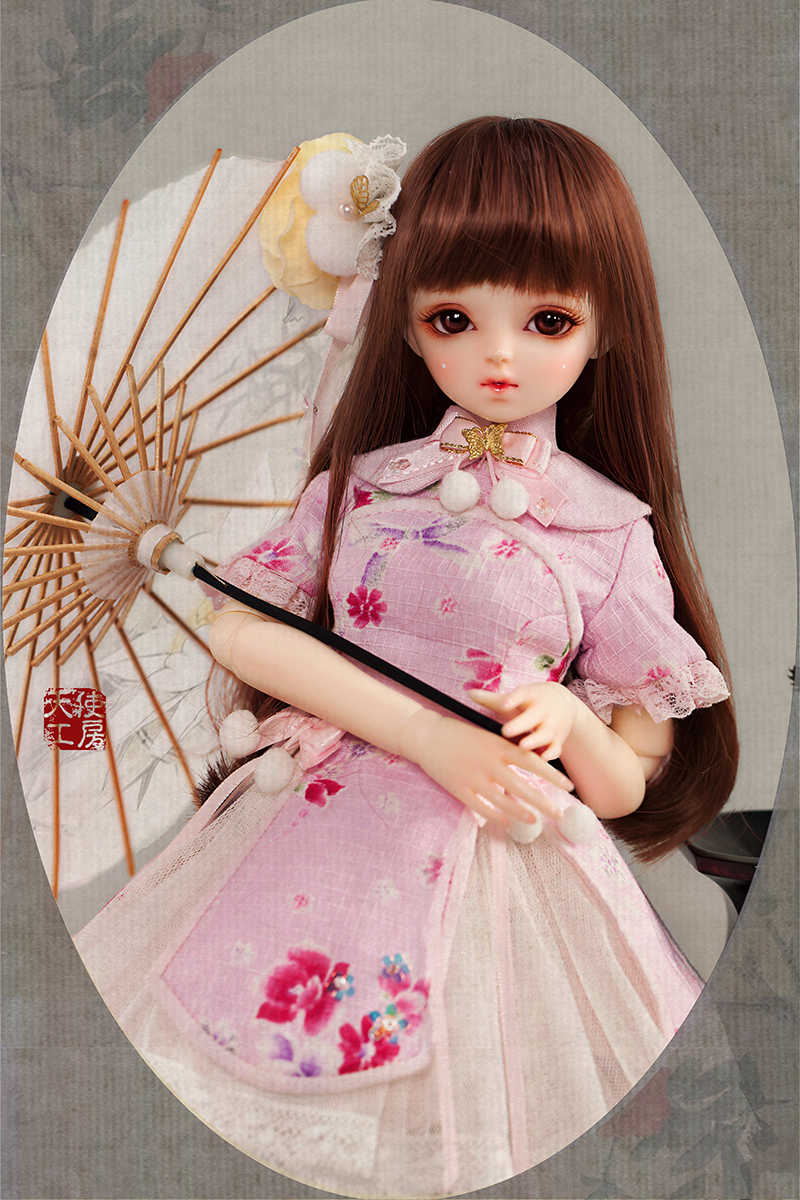 洛丽塔旗袍 sd娃娃 bjd 古装娃娃 古风 唯美 手机壁纸 头像