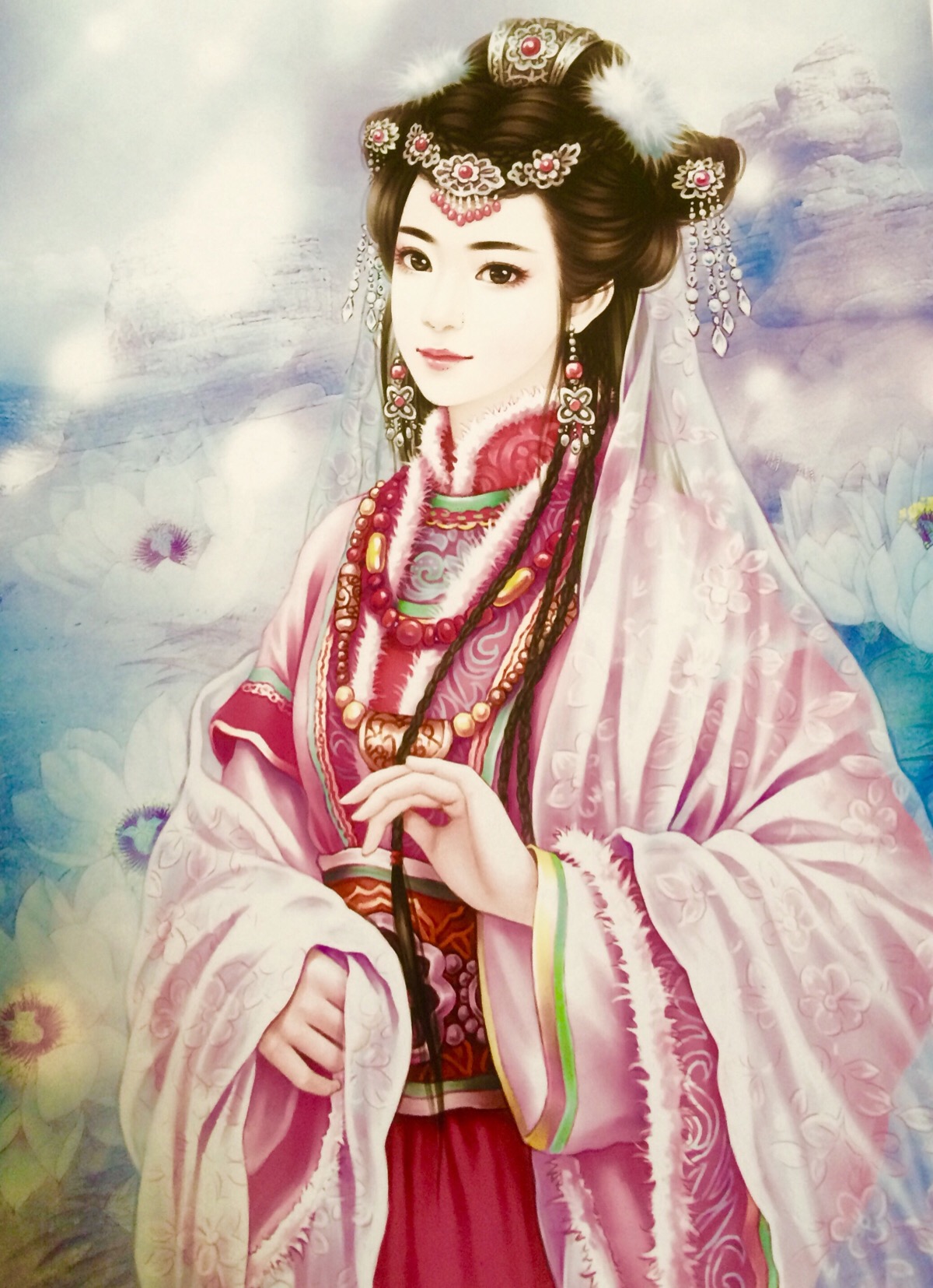 古装手绘美女 古风美人