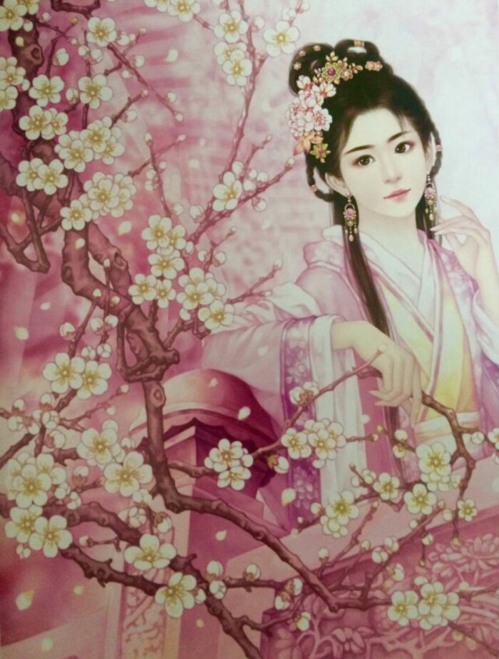 古装手绘美女 古风美人