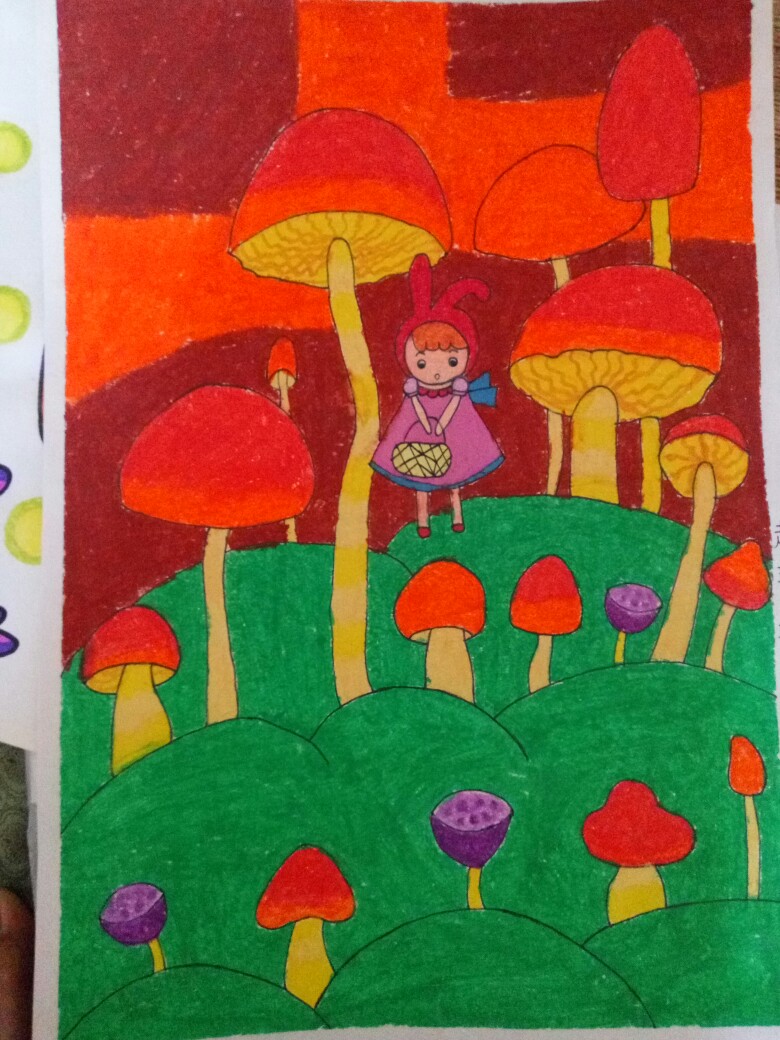 油画棒,儿童画-堆糖,美好生活研究所