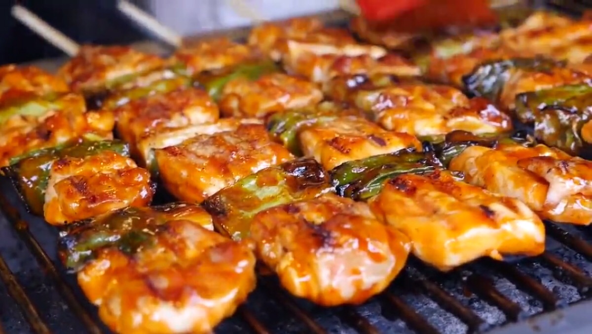 烤鸡肉串
