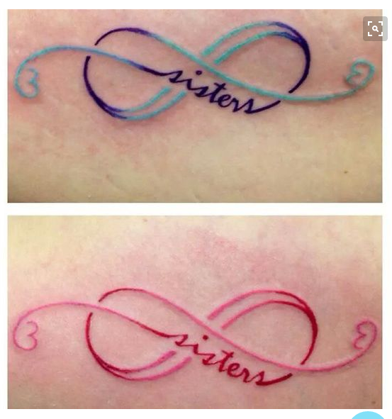 闺蜜文身纹身tattoo .