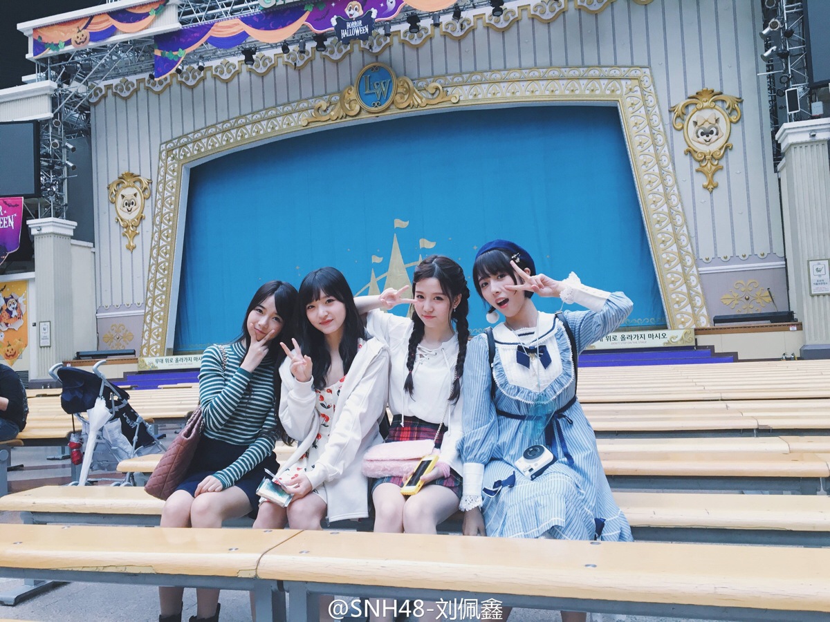 snh48 team hii 刘佩鑫 mv拍摄 韩国