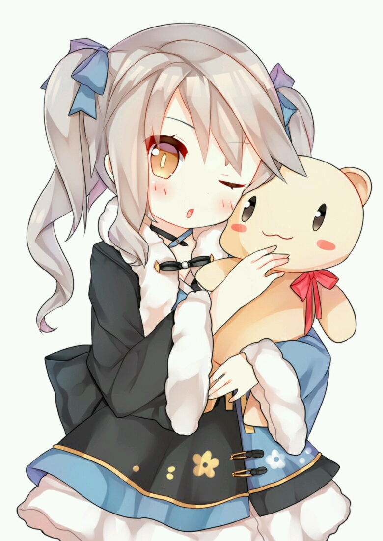 女图 女 少女 高清 漫 二次元 萝莉 可爱 萌 p站 【p站女图】白底