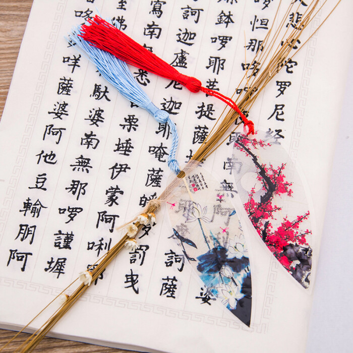 安安家 创意文具 中国风唯美古风系列书签 古典书签 个性礼品