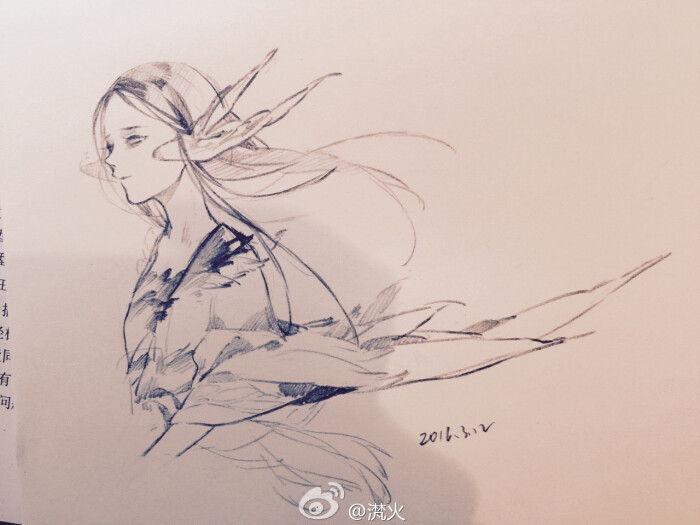 滼火手绘 水彩