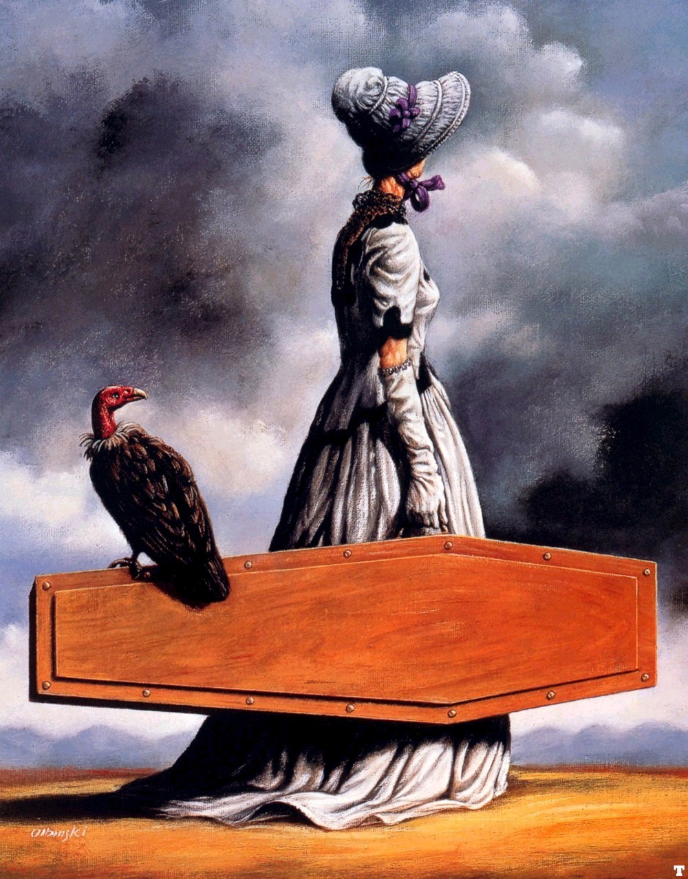 rafal olbinski超现实主义绘画作品