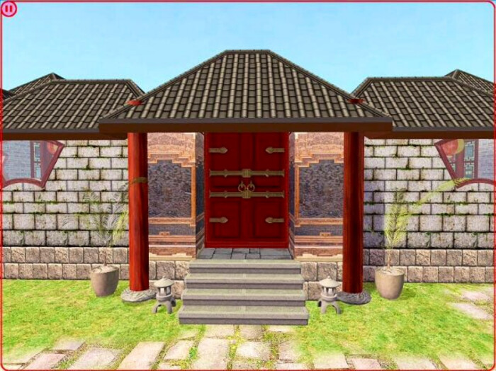 古代房屋 古代背景 古代场景 古风 竹屋 木屋 室内 风景