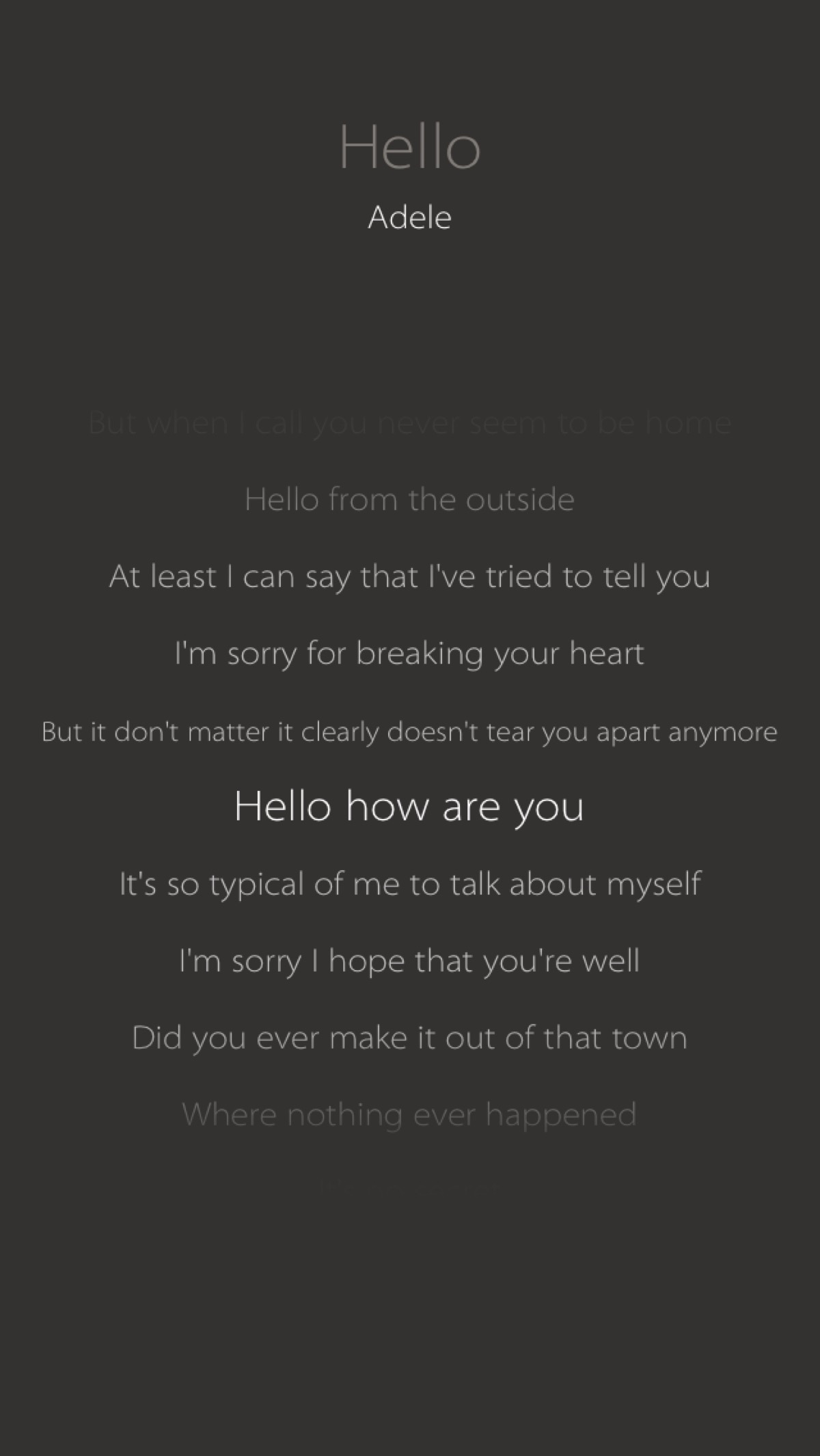 hello adele