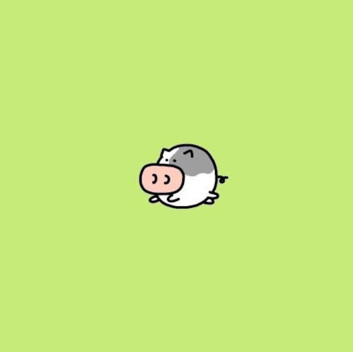 小花猪 小头像 小猪 可爱的卡通猪 手机 壁纸 卡通图片 二次元 平铺