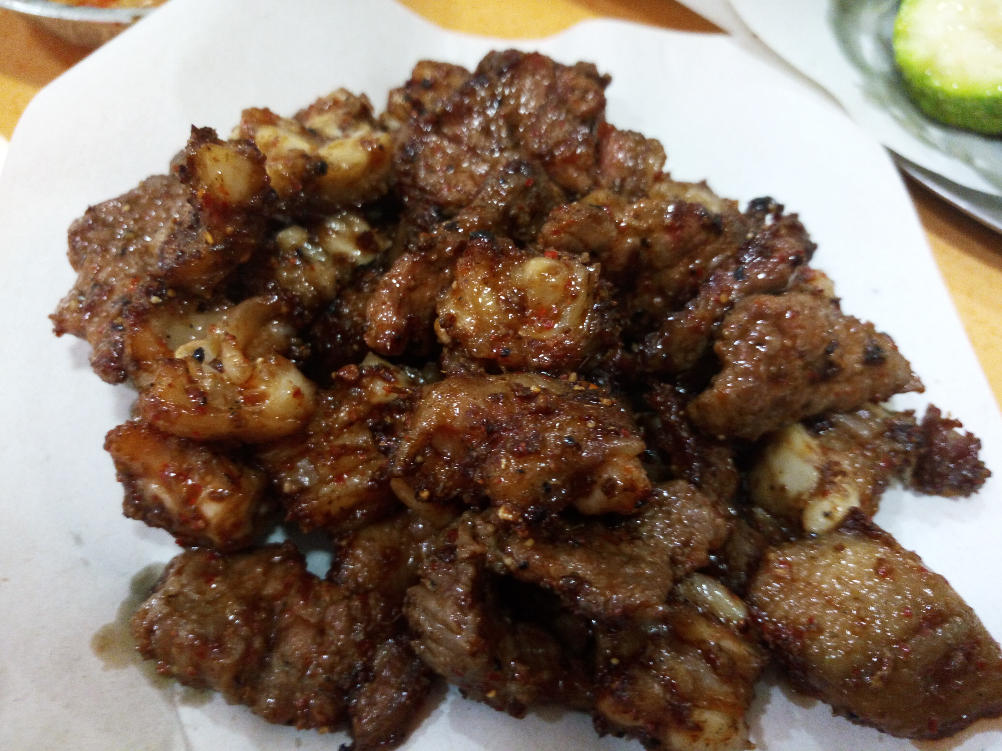 烧烤鸡胗