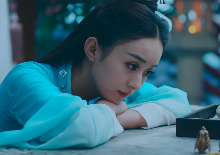 赵丽颖李易峰小凡东海:瑶池如海,伤心花蕴痴情情寄碧瑶;碧海沉静流波电影剧本图片