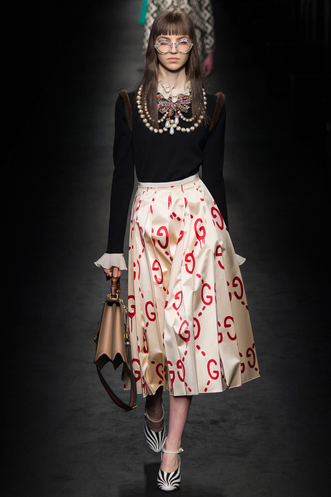 文艺少女时光宝盒 古驰(gucci)2016秋冬高级成衣米兰时装周