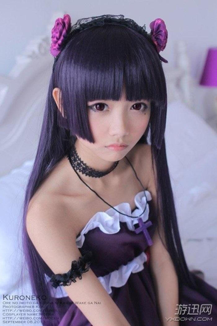 cosplay 我的妹妹不可能那么可爱 五根琉璃 黑猫