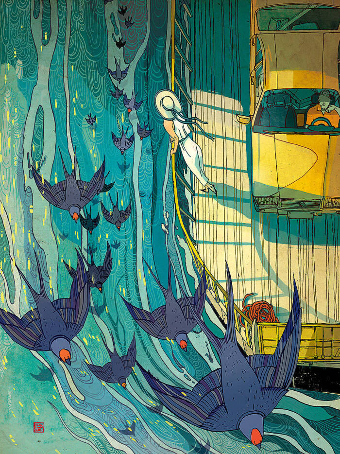 [cp]#插画欣赏# 倪传婧(victo ngai),一位来自香港的25岁女插画师