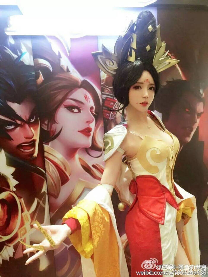 cosplay王者武则天,王者荣耀伽罗cos 王者荣耀#武则天cos