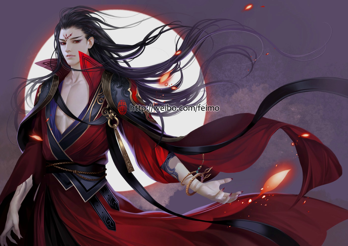 古风美男 〕作者" 非墨