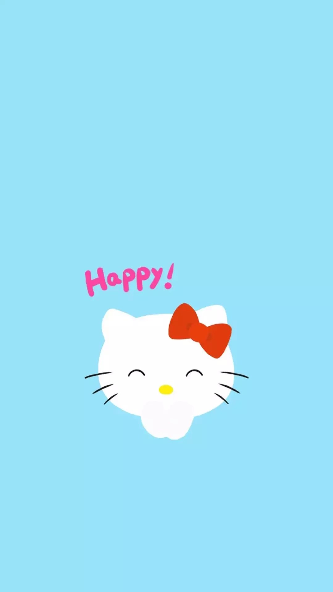 手机壁纸 卡通 简约 简洁 动漫 情侣 可爱 hello kitty