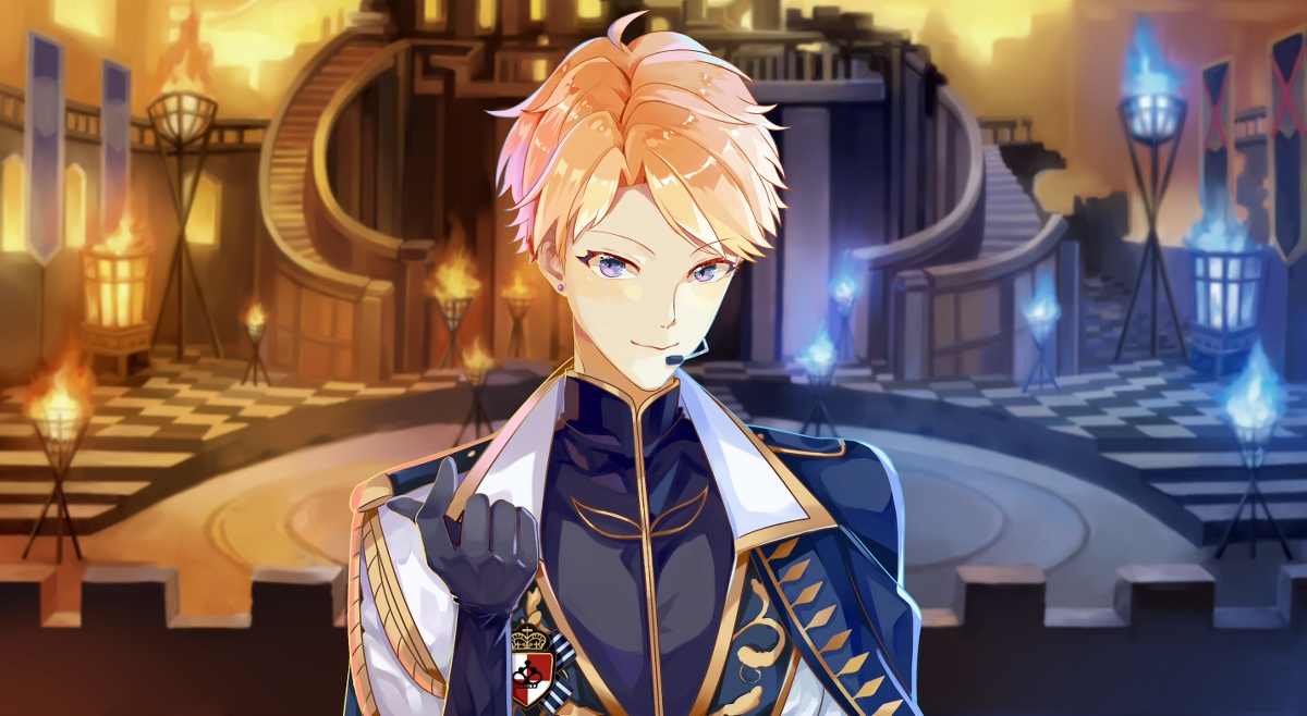不知搬运 偶像梦幻祭 鸣上岚 knights 美男 帅哥 小哥哥 es [pixivid=