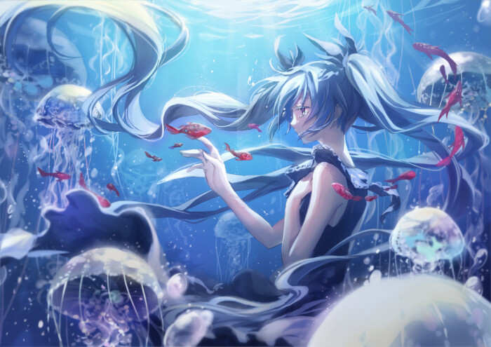 初音未来 深海少女 p站 欧min 59171391