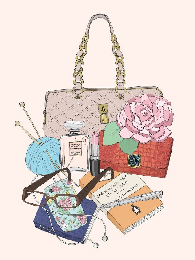 插画# #优雅# #简约# #复古# .